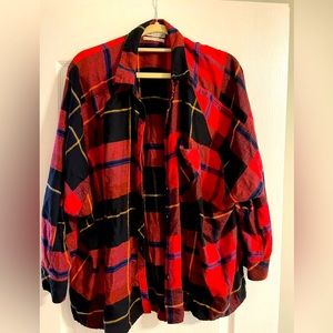 Urban outfitters plaid flannel